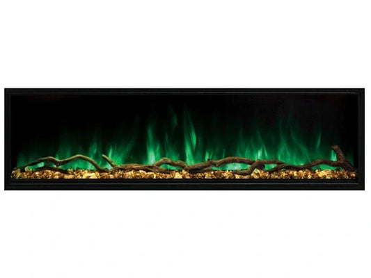 Modern Flames Landscape Pro 96" Multi-Sided Built-in Linear Electric Fireplace