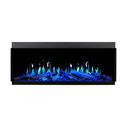 Modern Flames Orion Multi 100" Heliovision Smart Virtual Fireplace with Multi-View Built-In and Wall-Mount Design