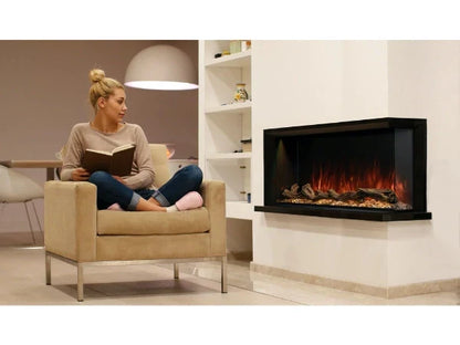 Modern Flames Landscape Pro Slim 96" Built-in Linear Electric Fireplace