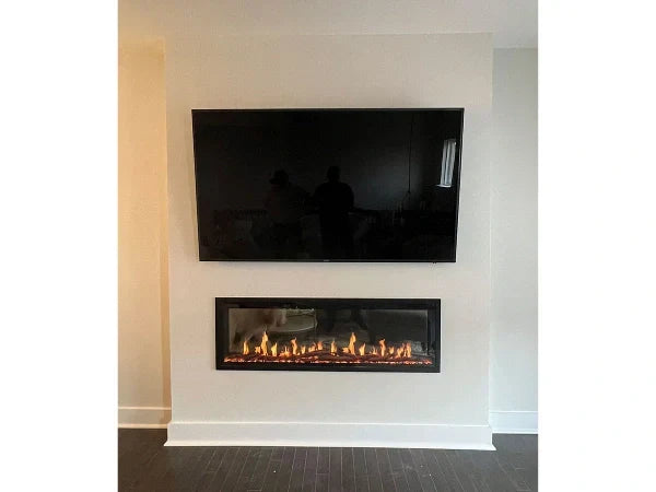 Modern Flames Orion Slim 100" Heliovision Built-in/Wall Mounted Virtual Linear Electric Fireplace