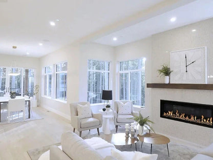 Modern Flames Orion Slim 100" Heliovision Built-in/Wall Mounted Virtual Linear Electric Fireplace