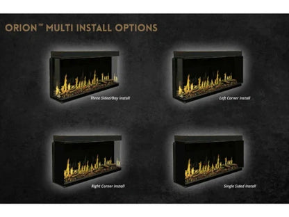 Modern Flames Orion Multi 52" Heliovision Built-in/Wall Mounted Virtual Linear Electric Fireplace