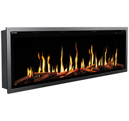 Modern Flames Orion Slim V2 60" Smart Electric Fireplace with Built-In, Recessed and Wall-Mount Installation