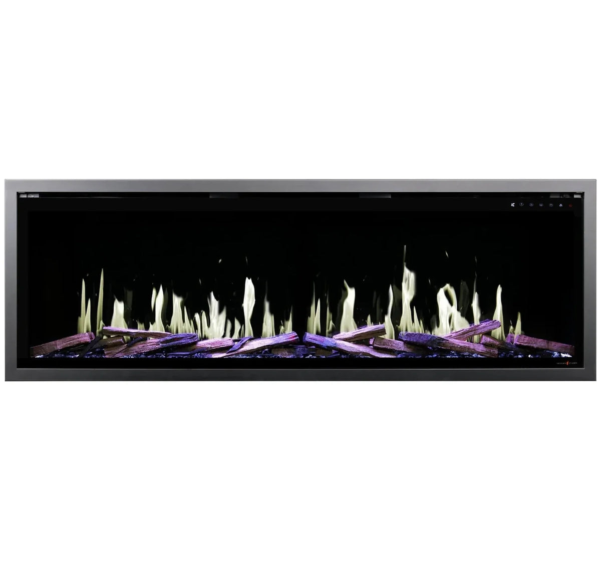 Modern Flames Orion Slim V2 76" Smart Electric Fireplace with Built-In, Recessed and Wall-Mount Installation