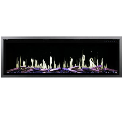 Modern Flames Orion Slim V2 76" Smart Electric Fireplace with Built-In, Recessed and Wall-Mount Installation