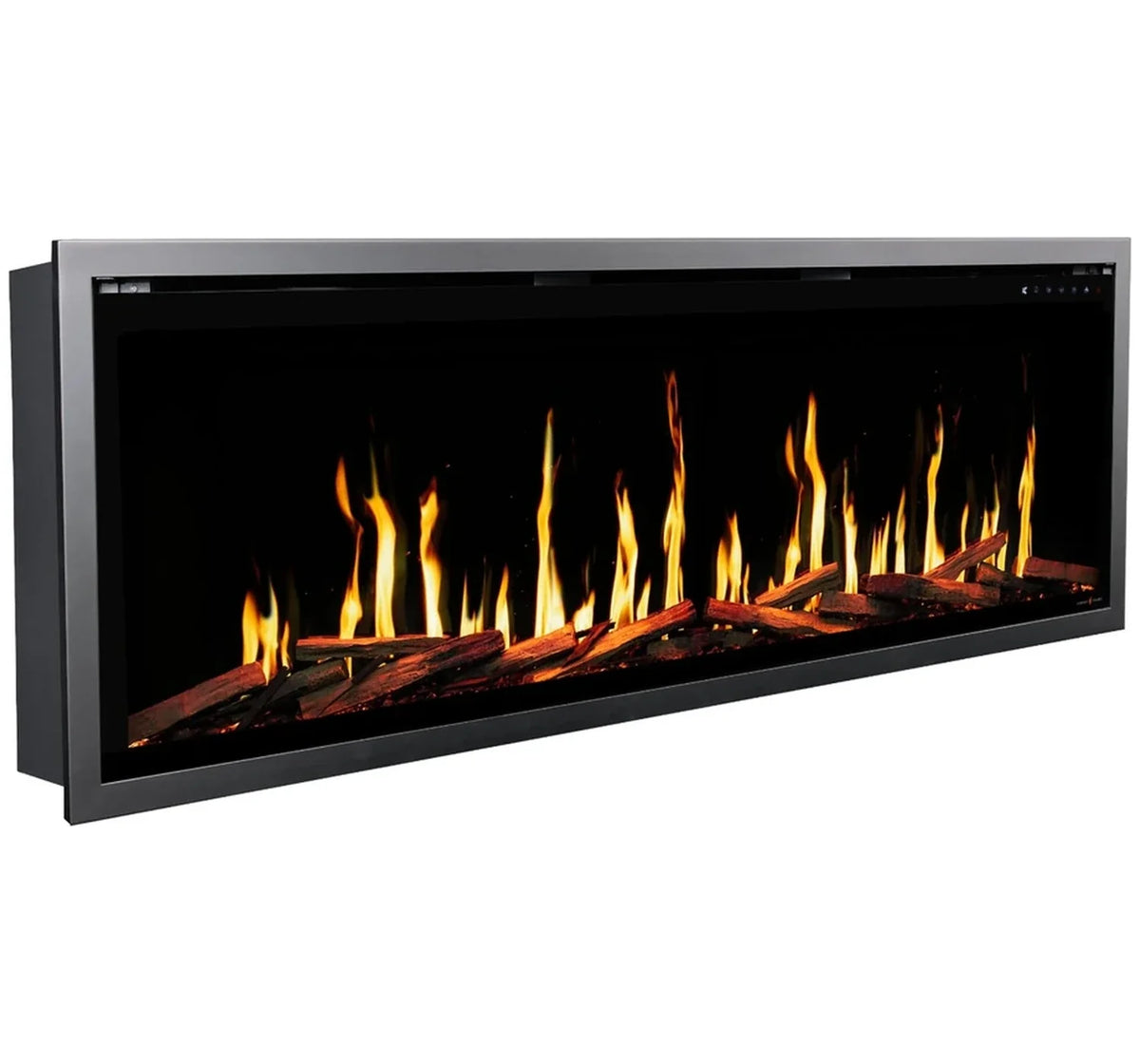 Modern Flames Orion Slim V2 76" Smart Electric Fireplace with Built-In, Recessed and Wall-Mount Installation