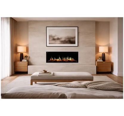 Modern Flames Orion Slim V2 76" Smart Electric Fireplace with Built-In, Recessed and Wall-Mount Installation