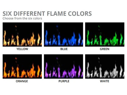 Modern Flames Orion Multi 52" Heliovision Built-in/Wall Mounted Virtual Linear Electric Fireplace