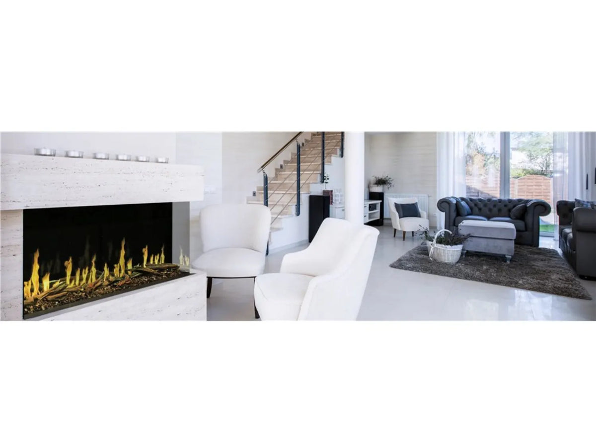 Modern Flames Orion Multi 120" Heliovision Built-in/Wall Mounted Virtual Linear Electric Fireplace