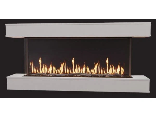 Modern Flames Ready to Finish Studio Suite Wall Mounted Floating Mantel Set for Orion Multi 52" Fireplace