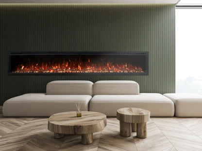 Modern Flames Spectrum Slimline 74" Built-in/Wall Mounted Linear Electric Fireplace
